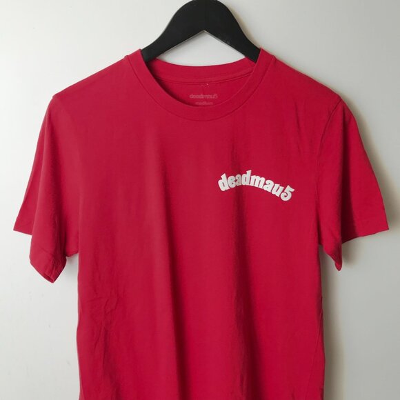 Deadmau5 T Shirt Red Small S Graphic Tee Adult Unisex Fit - Picture 14 of 15